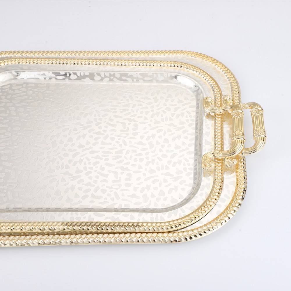 Coffee Tea Serving Rectangular Tray — product information