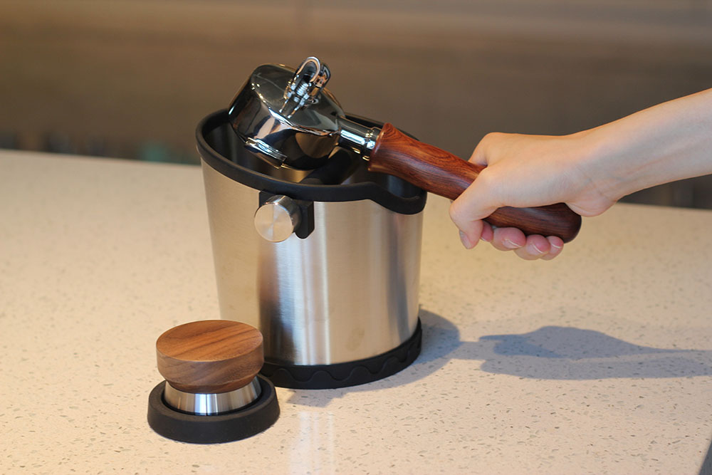 58mm Espresso Stainless Steel Spout Portafilter With 2 Ears — 5