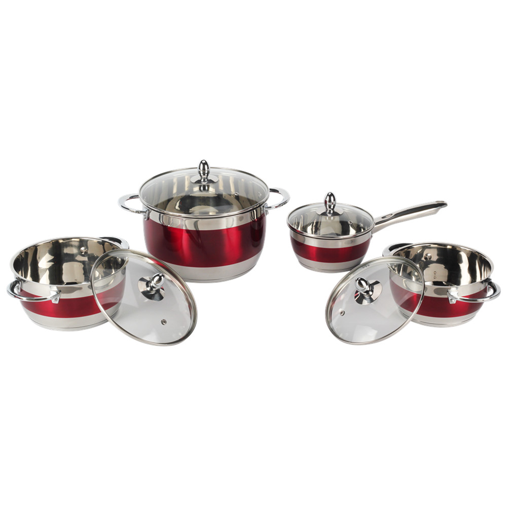 8pcs Stainless Steel Cookware Set — 5