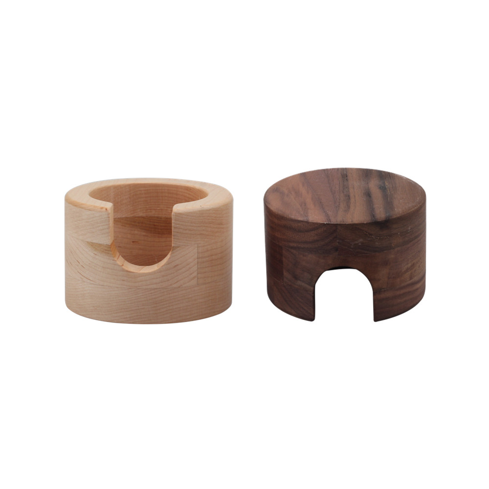 Coffee Tamping Station Wood Coffee Portafilter Tamping Stand — product information