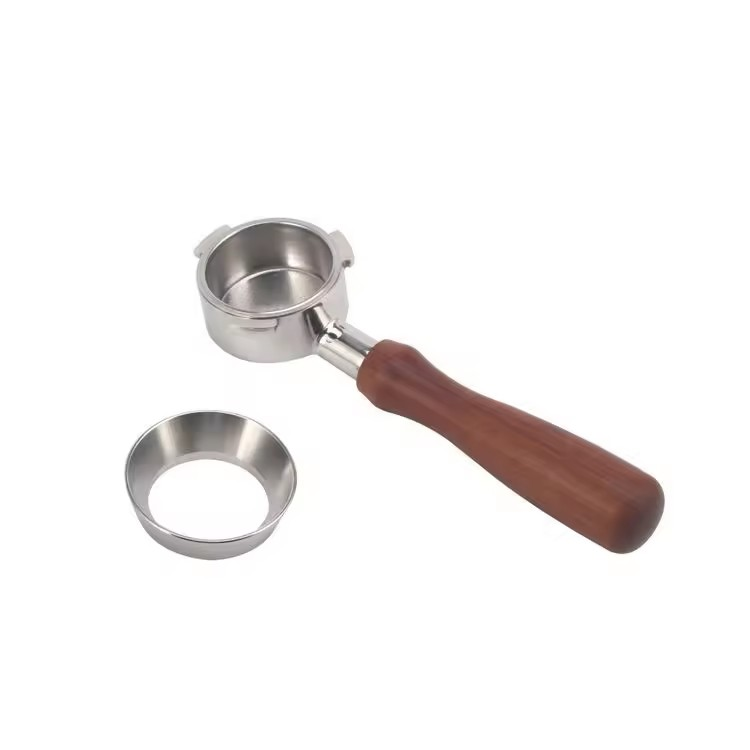 Eco-friendly Natural Healthy Stainless Steel Dosing Funnel Coffee Machine Portafilter — 5