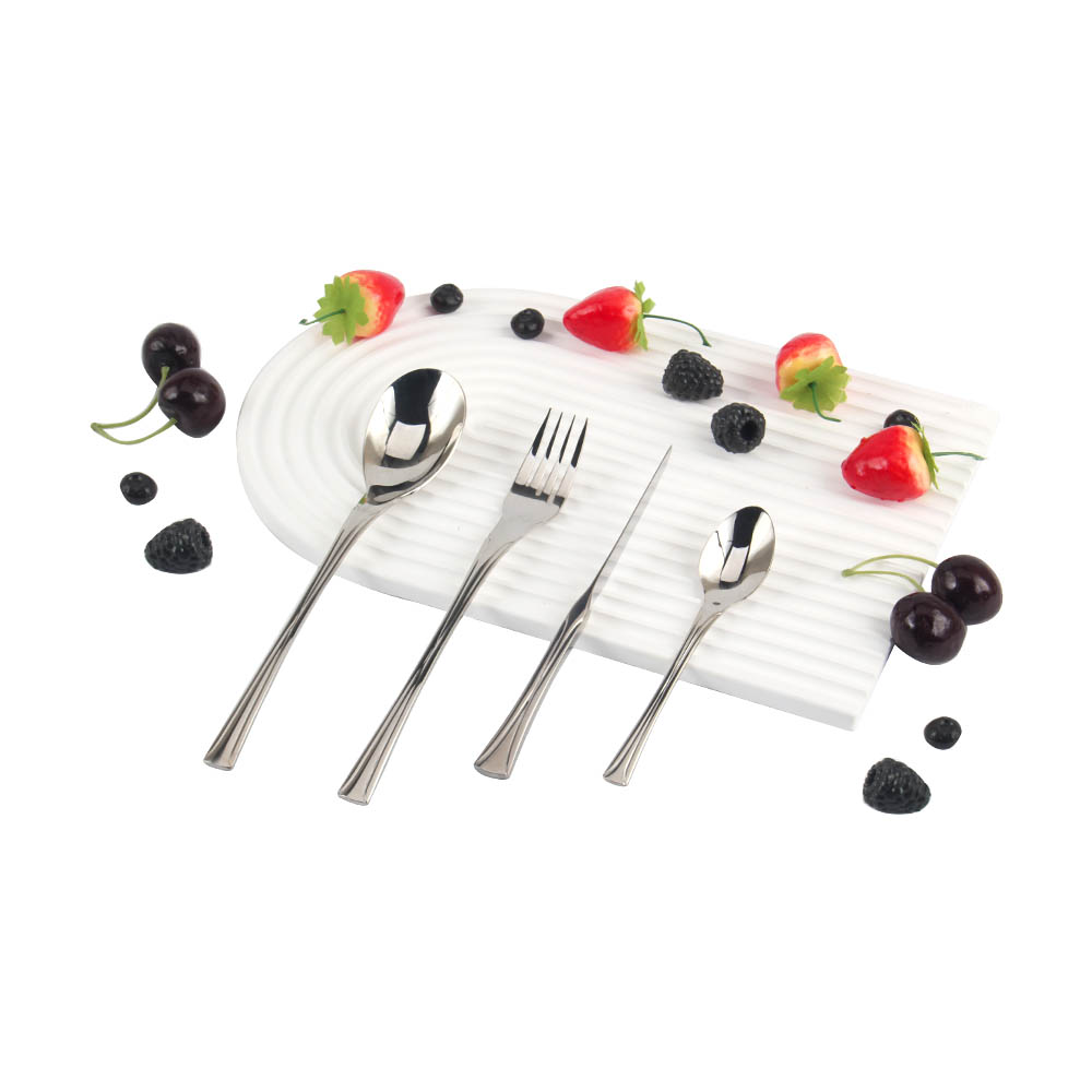 Stainless Steel Mirror Polished Cutlery Set Include Forks Spoons Knives, Mirror Polished Tableware Set — product information