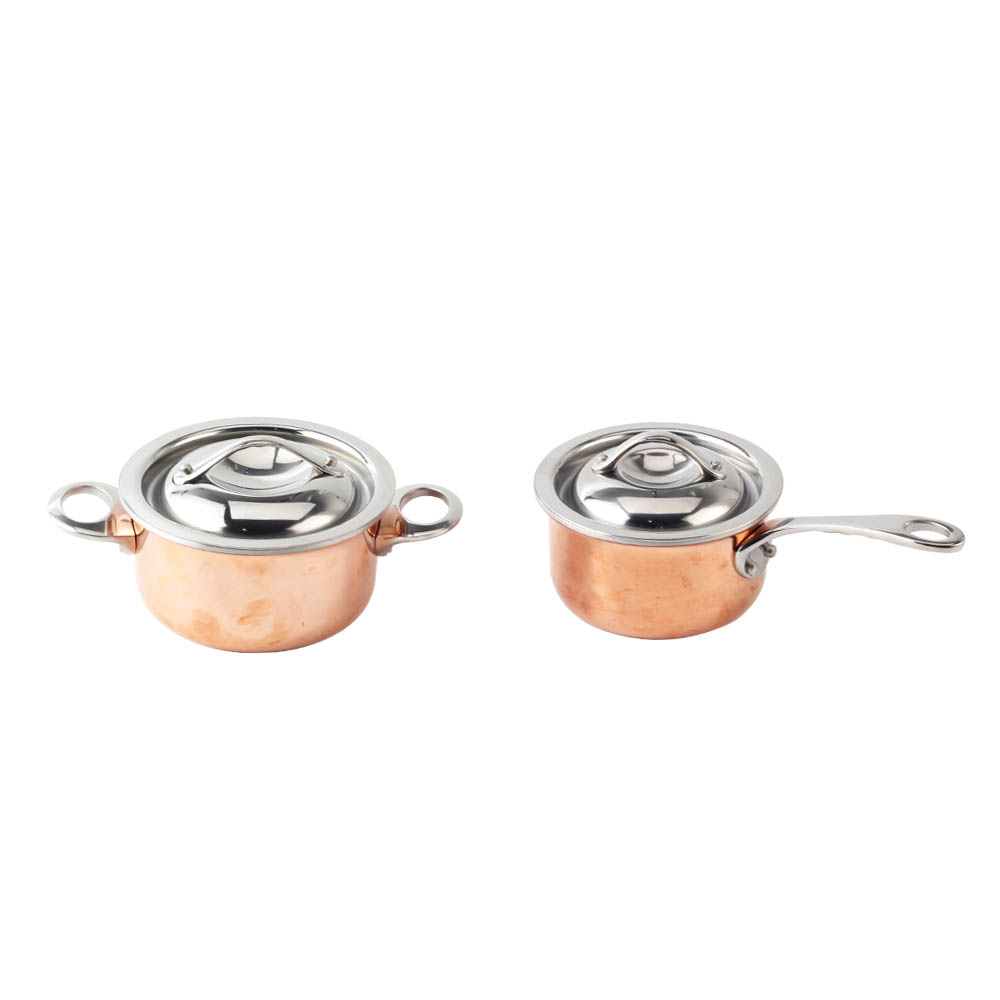 Silver Stainless Steel Mini Sauce Pot — 3