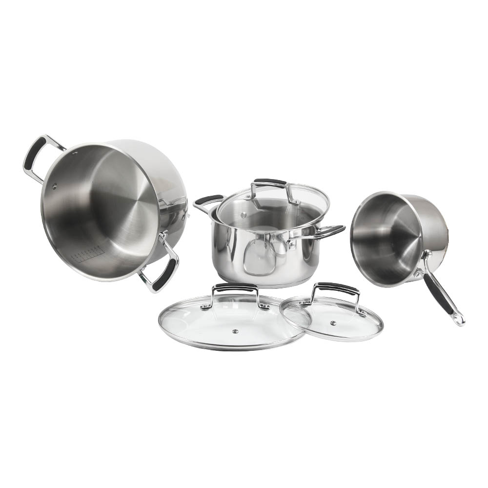 Stainless Steel Soup Pots Set — product information