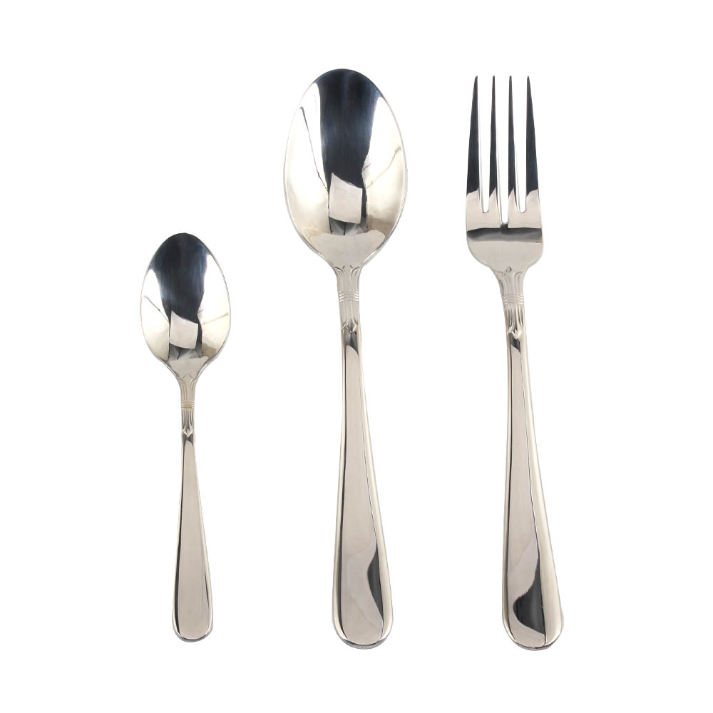 Stainless Steel Mirror Polished Tableware Set for Home Kitchen Restaurant Party,Spoon& fork — 5