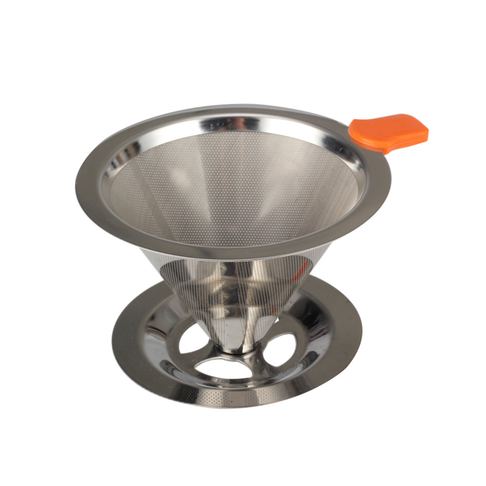Slow Drip Paperless Coffee Filter, Pour Over Coffee Maker for 3-4 Cup Brew — 4