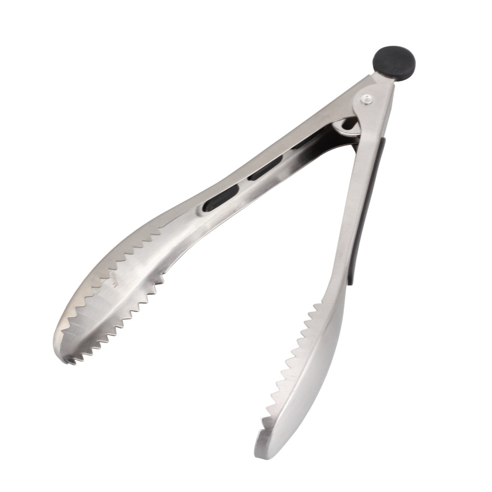 Stainless Steel Ice Tongs With Teeth, Kitchen Tongs for Bar, Wedding, Party, Grill, Buffet, Picnic — product information