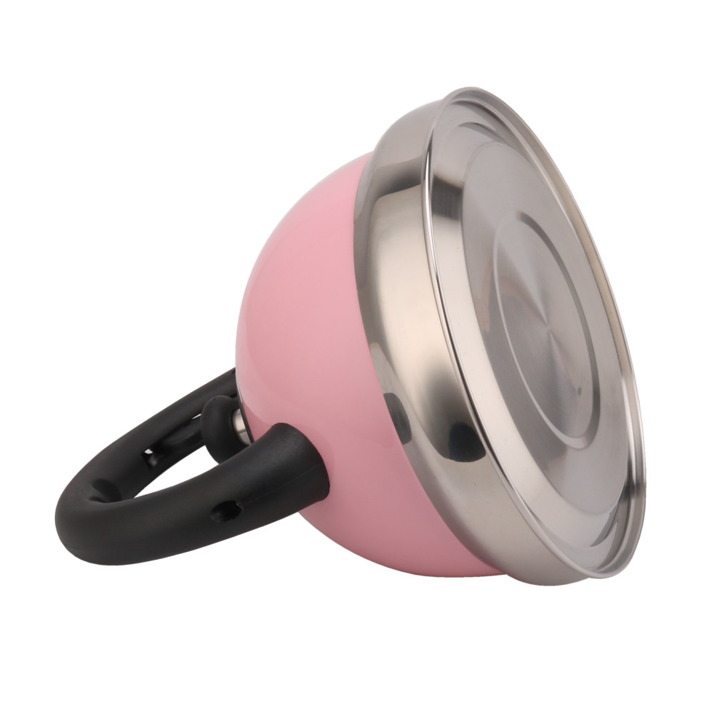 Stainless Steel Whistling Tea Kettle-Pink — 6