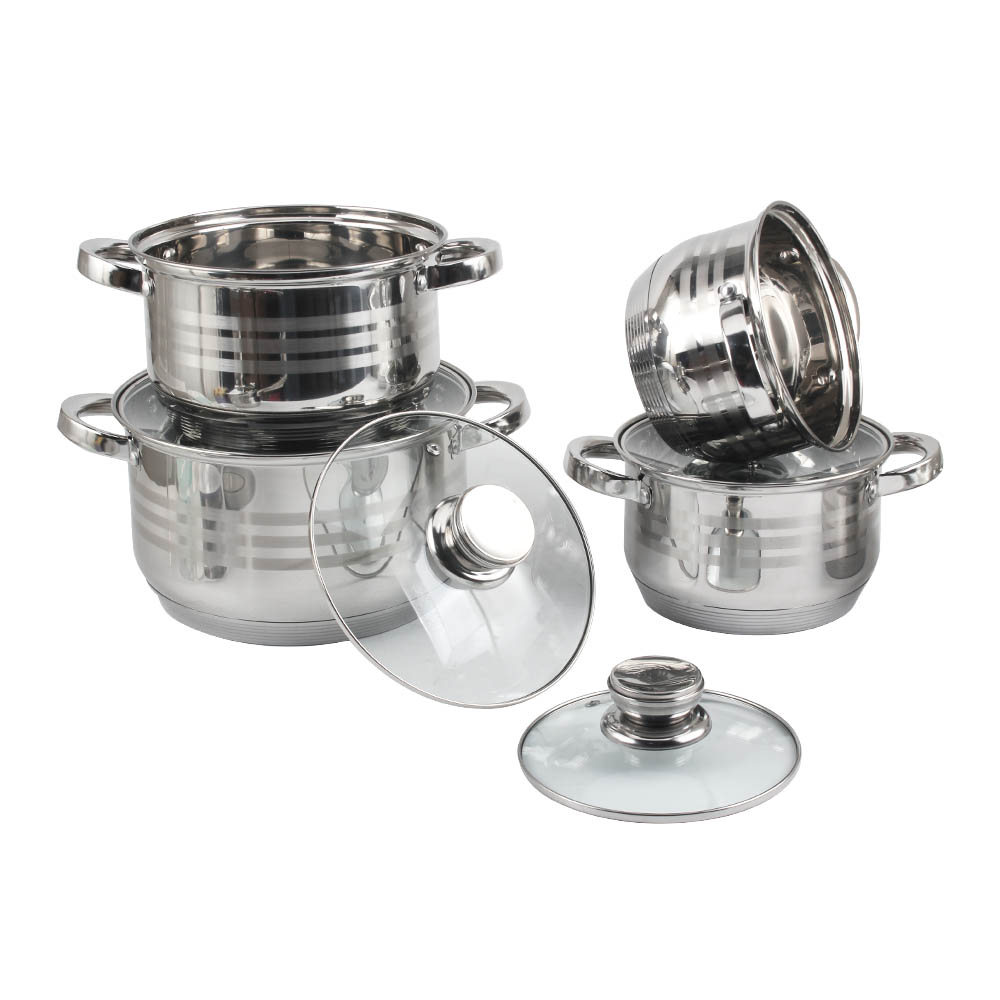 Induction & Multi-Stove Compatible Cookware Set — 6