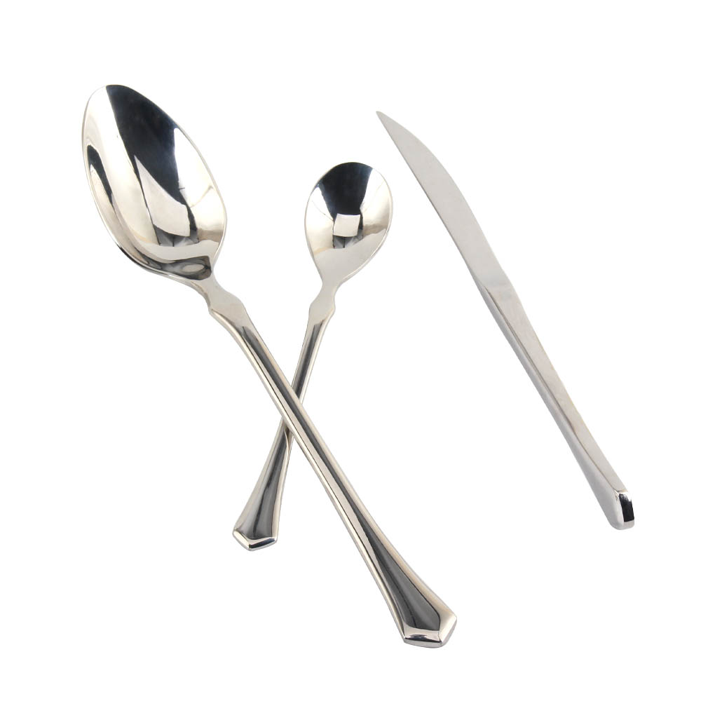 3pcs Metal Steel Flatware Sets — 8