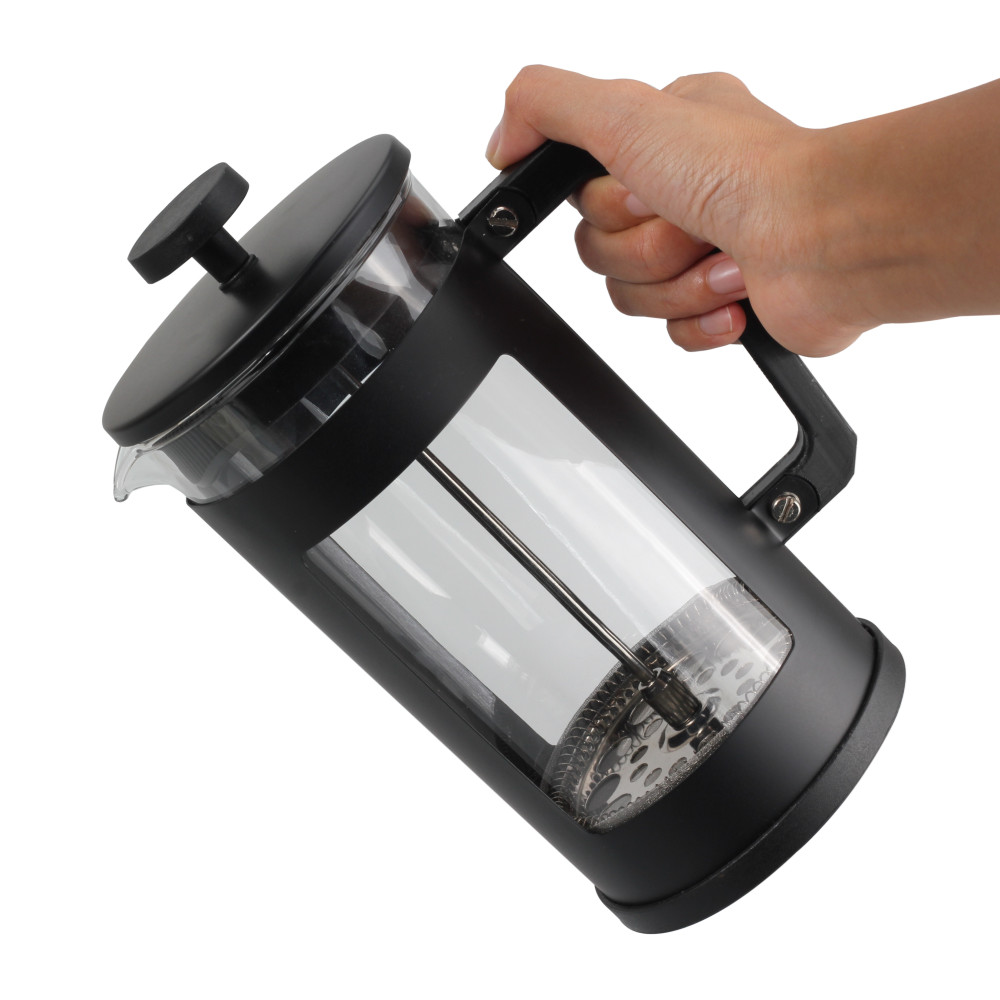 Borosilicate Glass Coffee Brewer With Stainless Steel Plunger — 7