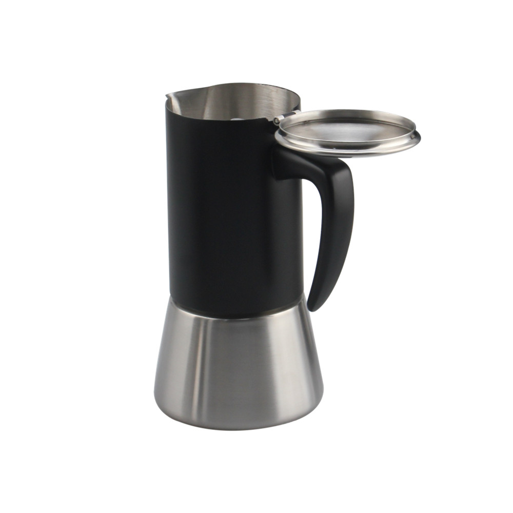 Stovetop Espresso Maker, 300ml / 6 Cups Moka Pot, — 6