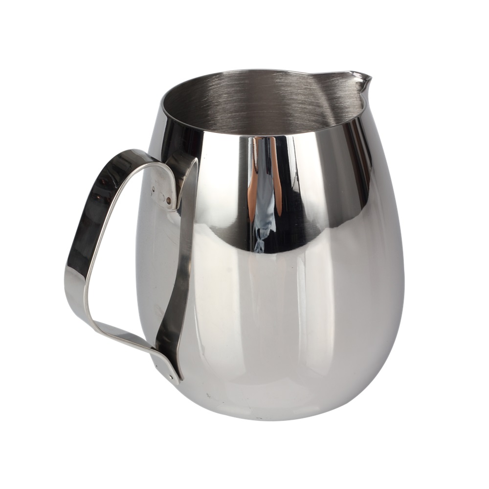 12oz/350ml Milk Frother Cup Stainless Steel Jug — 3