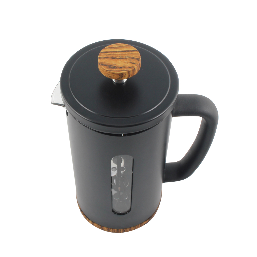 1 Liter Glass French Press Coffee Maker, Cold Brew Coffee Pot Tea Press for Kitchen — 5