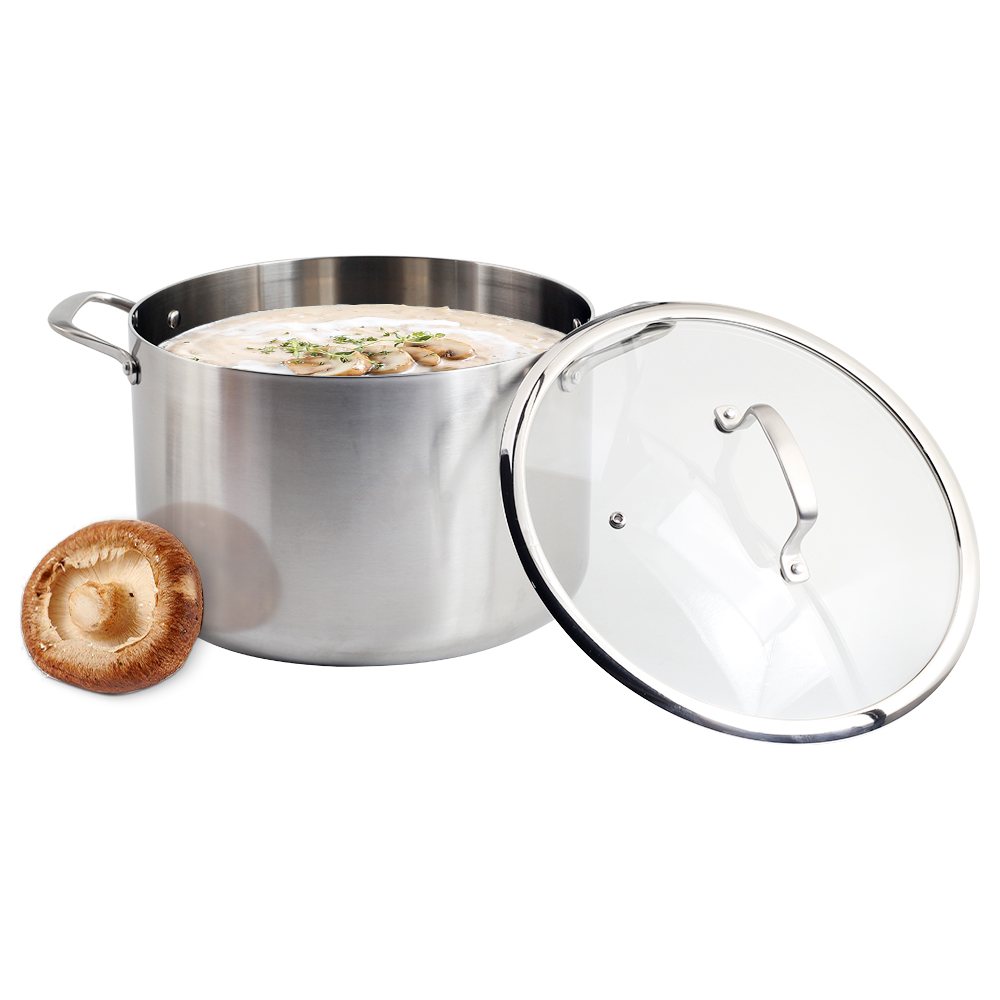 Tri-Ply Stainless Steel Stock Pot — product information