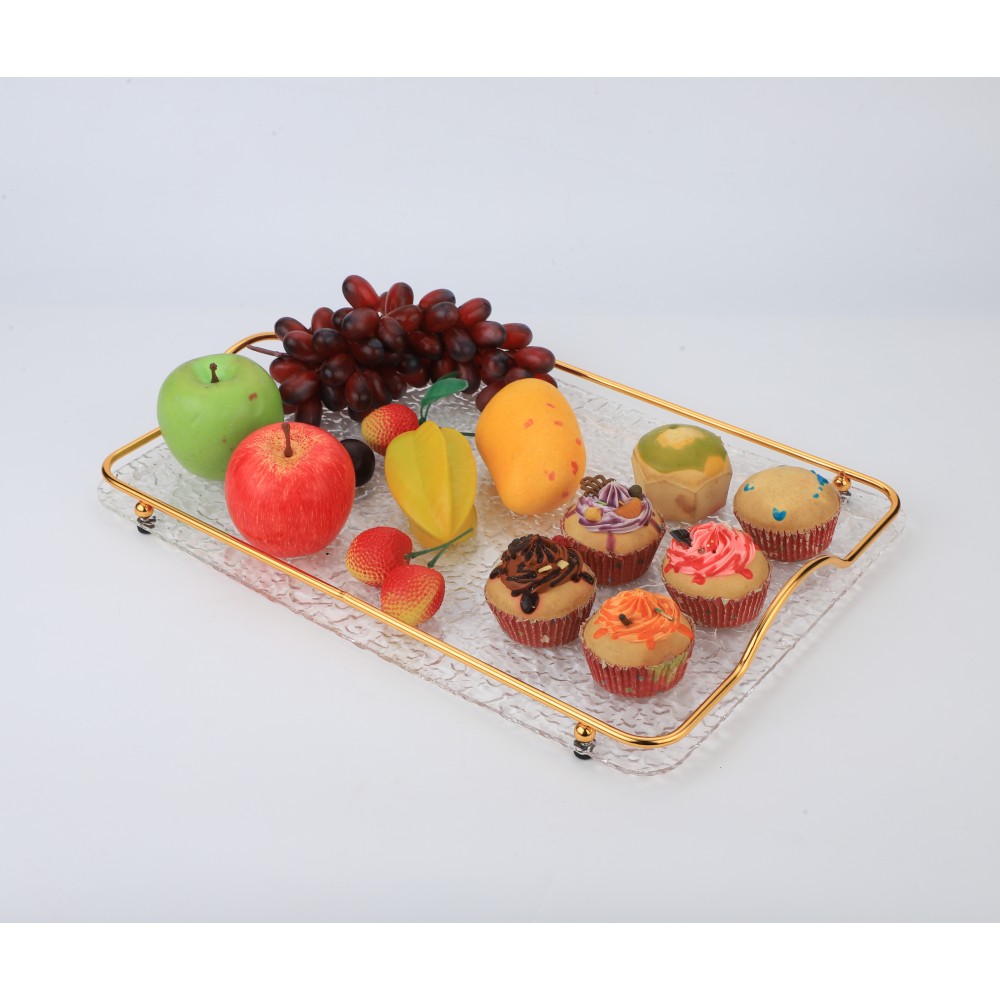 Metal Handle Acrylic Tray — 5