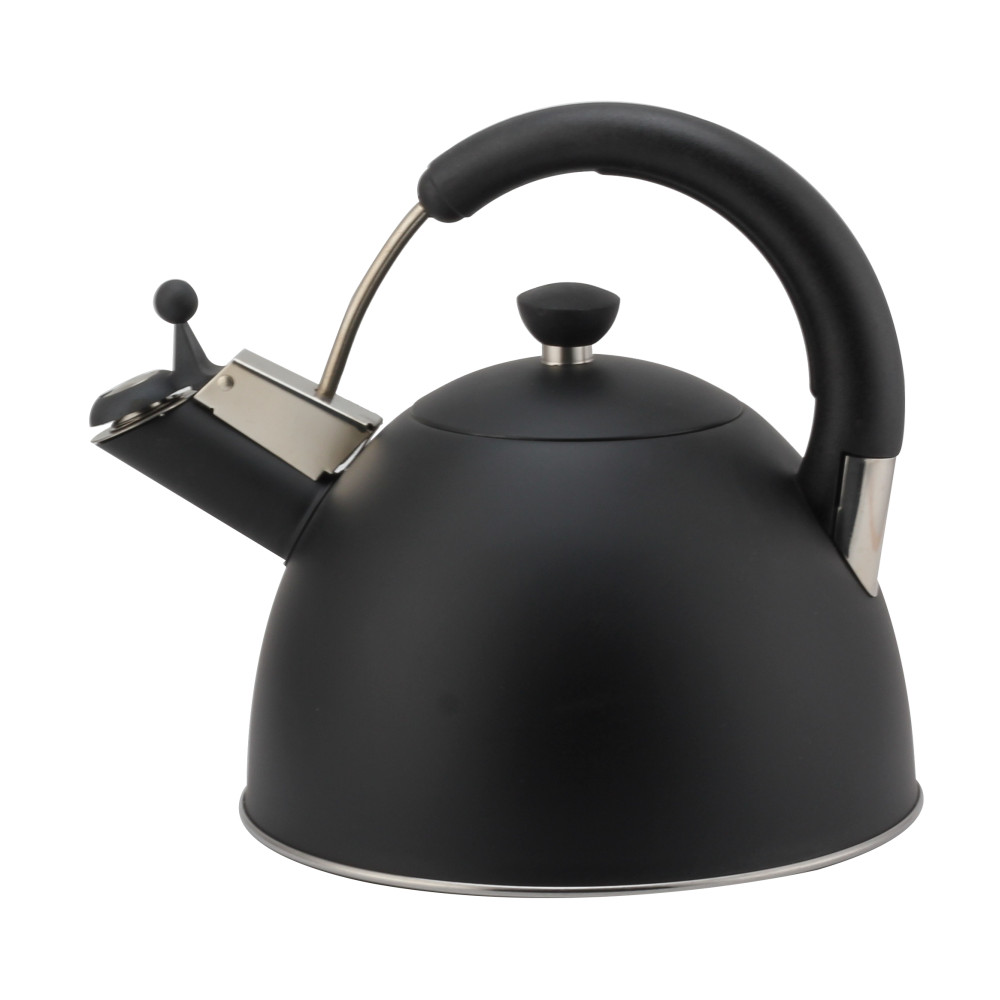 Modern S/S Whistling Kettle for Kitchen Black