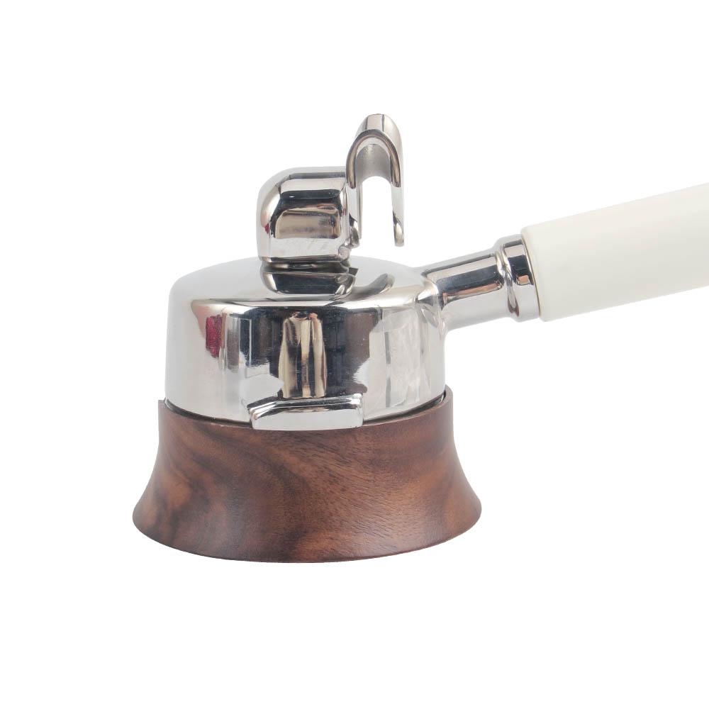 Wooden Espresso Tools Portafilter Funnel, Magnetic Dosing Ring — 6