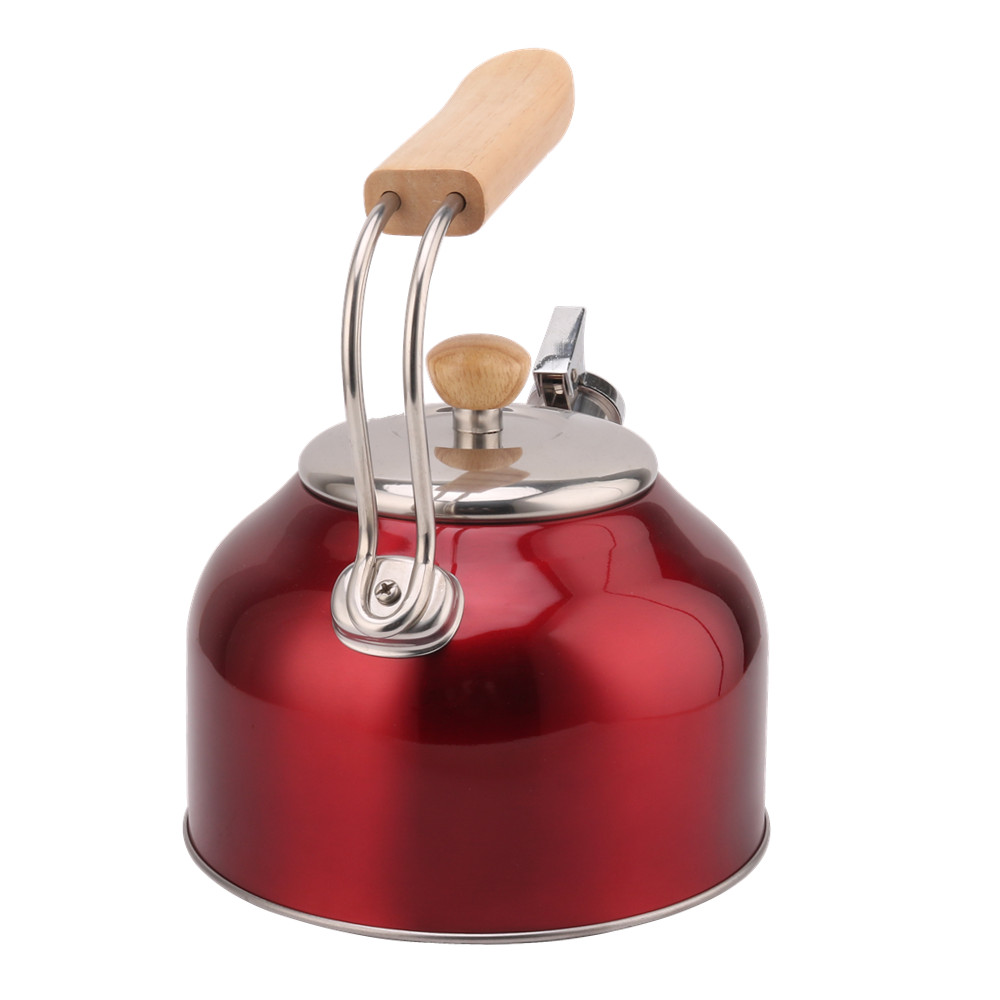 Wooden Handle-Stainless Steel Whistling Tea Kettle-Kettle With Flute — product information