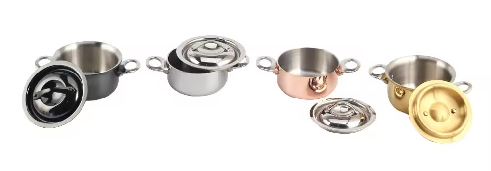 Stainless Steel Mini Tri-Ply Saucepot — 7