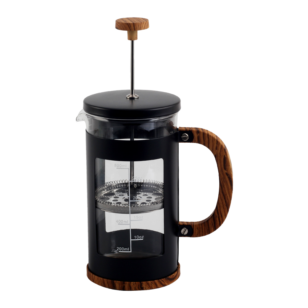 French Press Coffee Maker With Stainless Steel Frame — 5