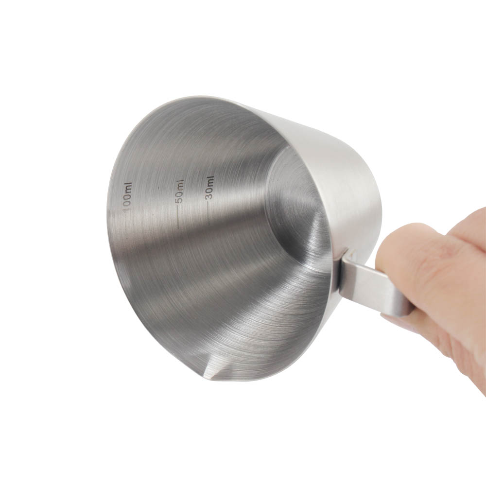 Coffee Bean Dosing Cup With One Spout — product information