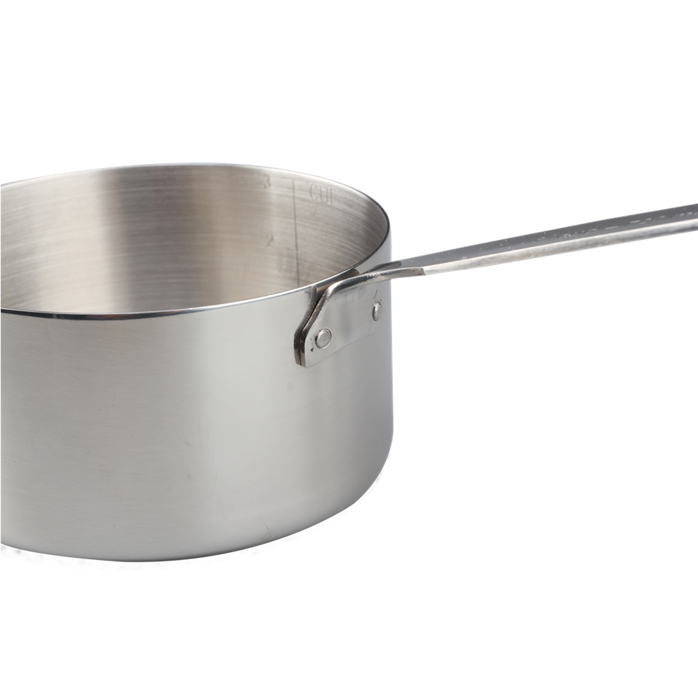 Stainless Steel Measuring Cups - 3 Piece Heavy Duty Measuring Cup Set with Storage Ring — 4