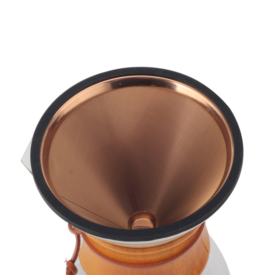Reusable Drip Coffee Filter, Paperless Permanent Drip Cone Coffee Filter — 6