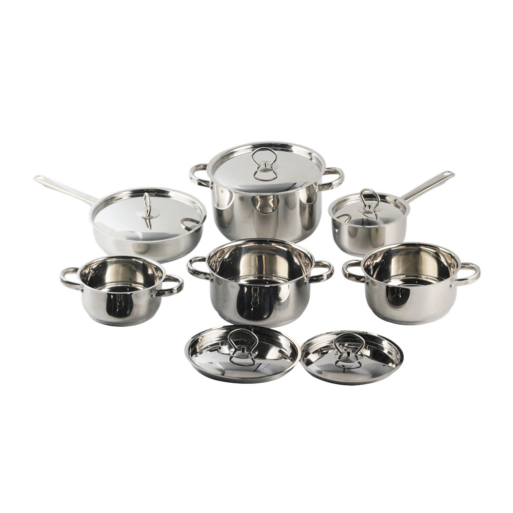 10pcs Stainless Steel Cookware Set With Stainless Steel Lid — product information