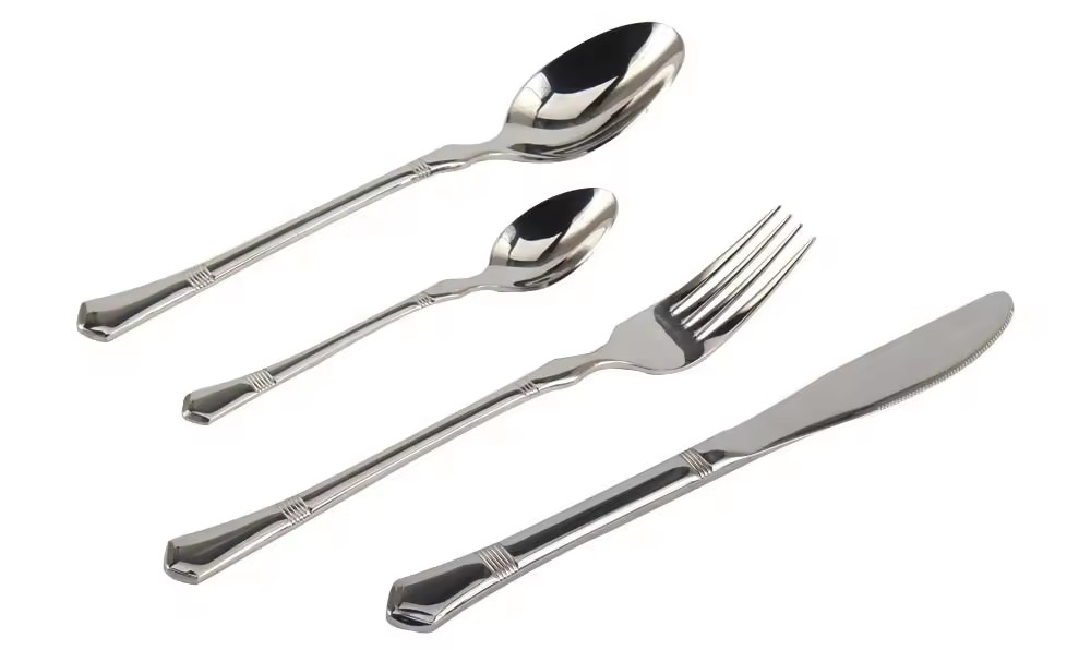 Stainless Steel Flatware Set — 6