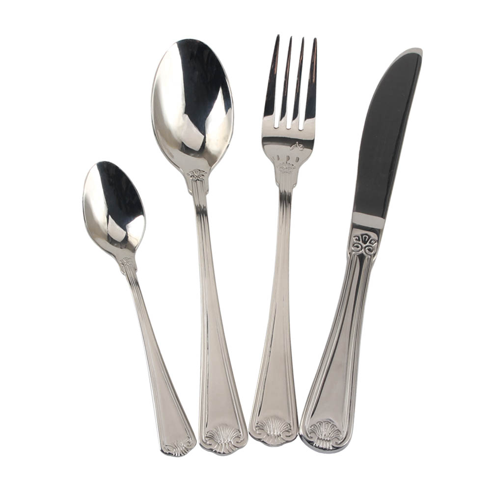 18/10 Stainless Steel, Silverware Set with Serving Utensils — 2