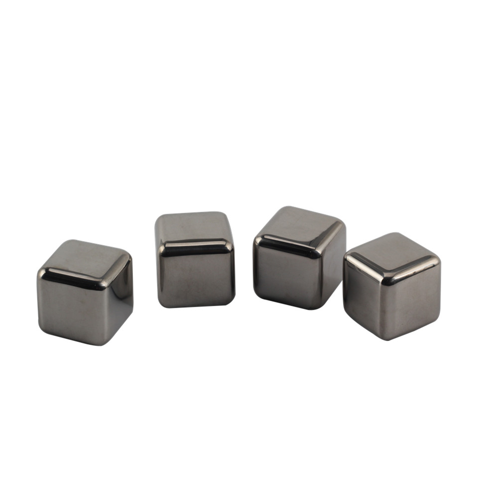 4 Pieces Whisky Stones Gift Set, Square Shape Whiskey Stone — 3