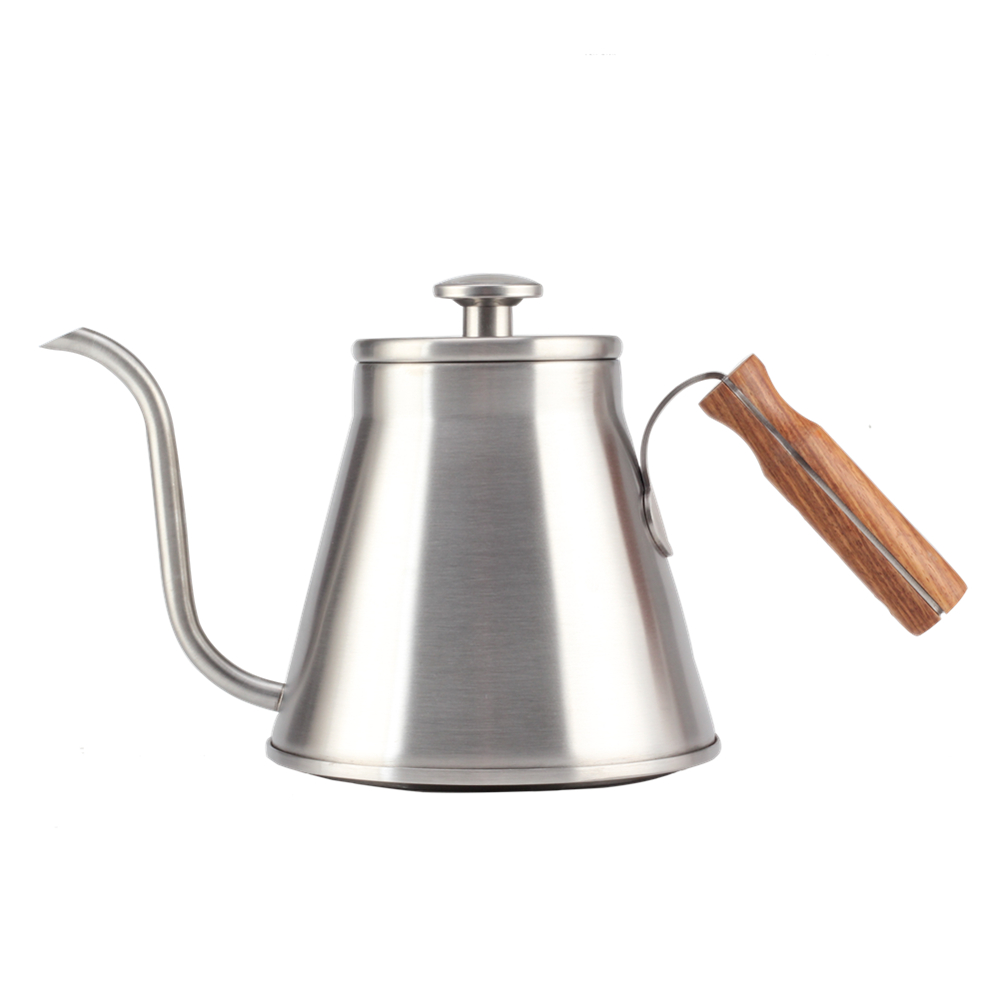 Premium Stainless Steel Kettle Body & Ergonomic Wood Handle With Thermometer — product information