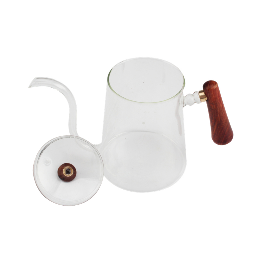 Coffee Hand Pot Clear Glass Kettle — 3