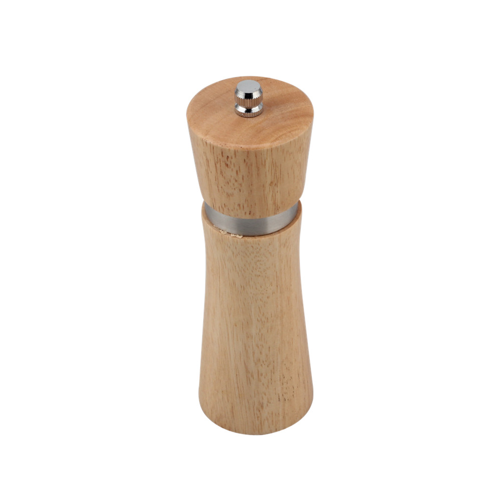 Wooden Salt And Pepper Grinder,6.3 Inch Manual Salt And Pepper Mill — 2