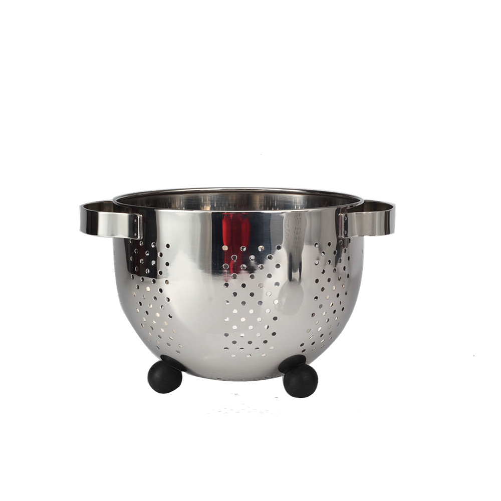 Stainless Steel Colander With Ball Point Feet — 4