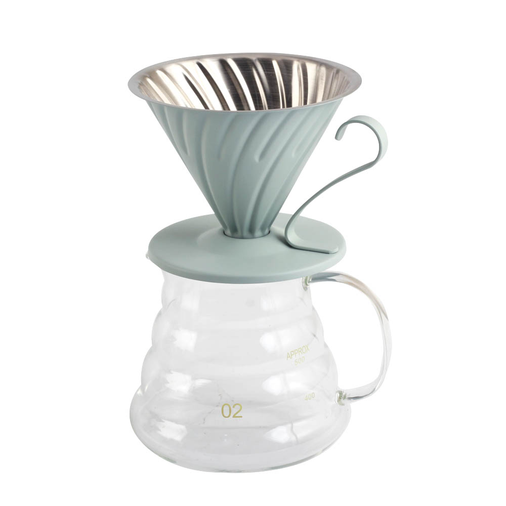Pour Over Coffee Dripper, Camping Accessories Set — 6