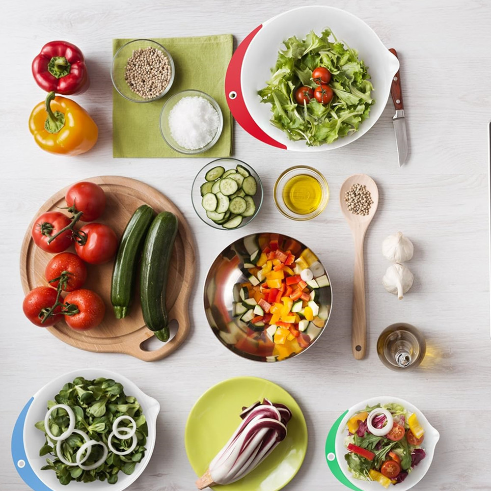 3pcs Plastic Mixing Bowl Set — product information