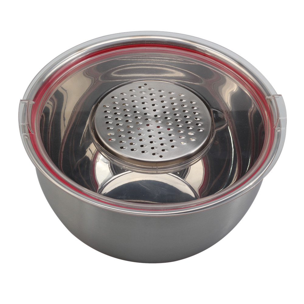 Silicone Base Mixing Bowl With 3pcs Graters — 5