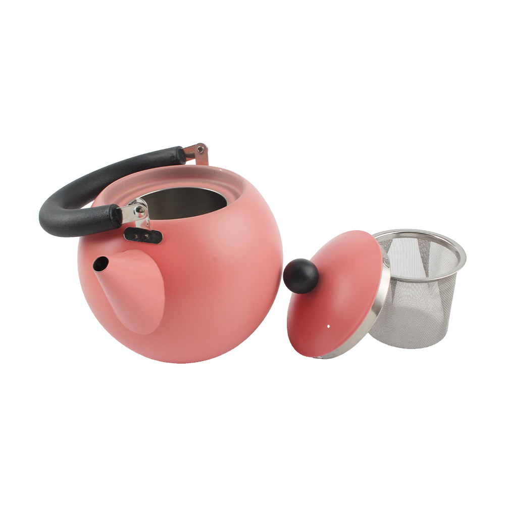 Classic Double Walled Teapot Coffee Pot With Infuser, Tea Kettle With Removable Infuser — 2