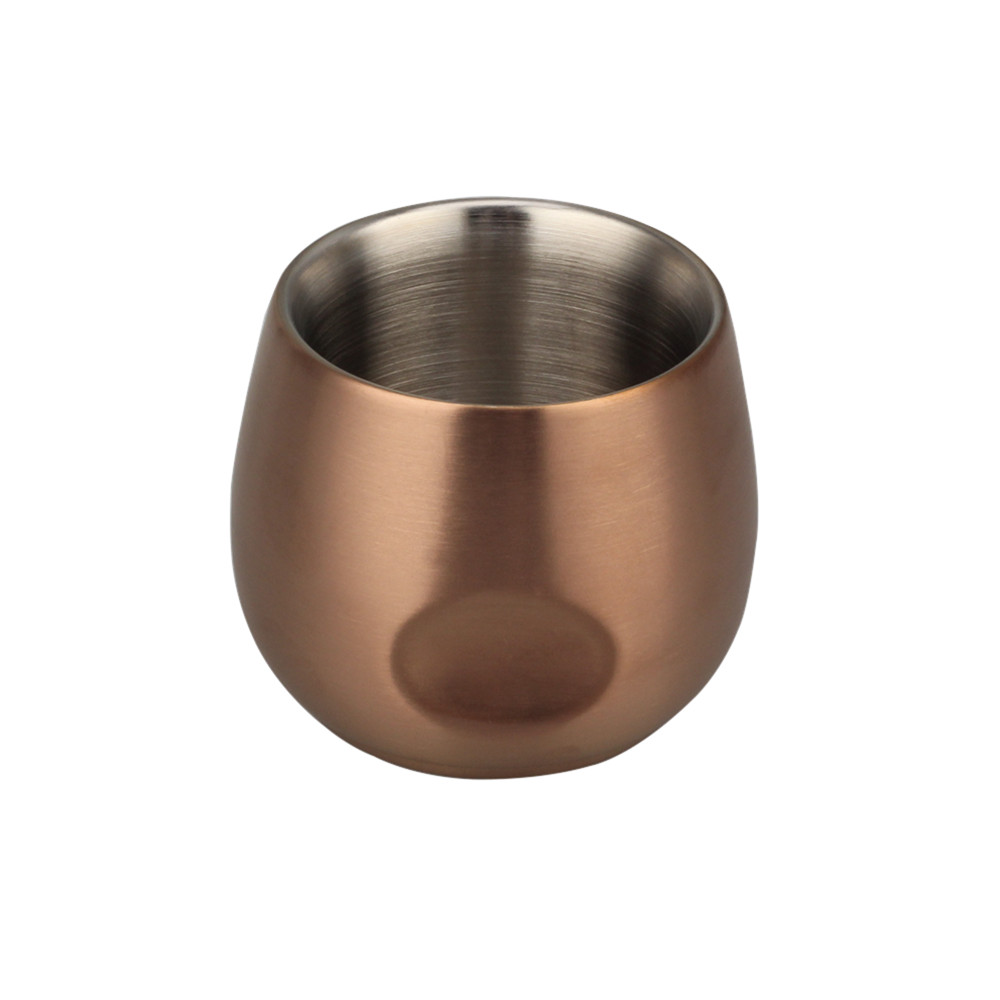 Double Wall Small Metal Insulated Drinking Cups for Home — 4