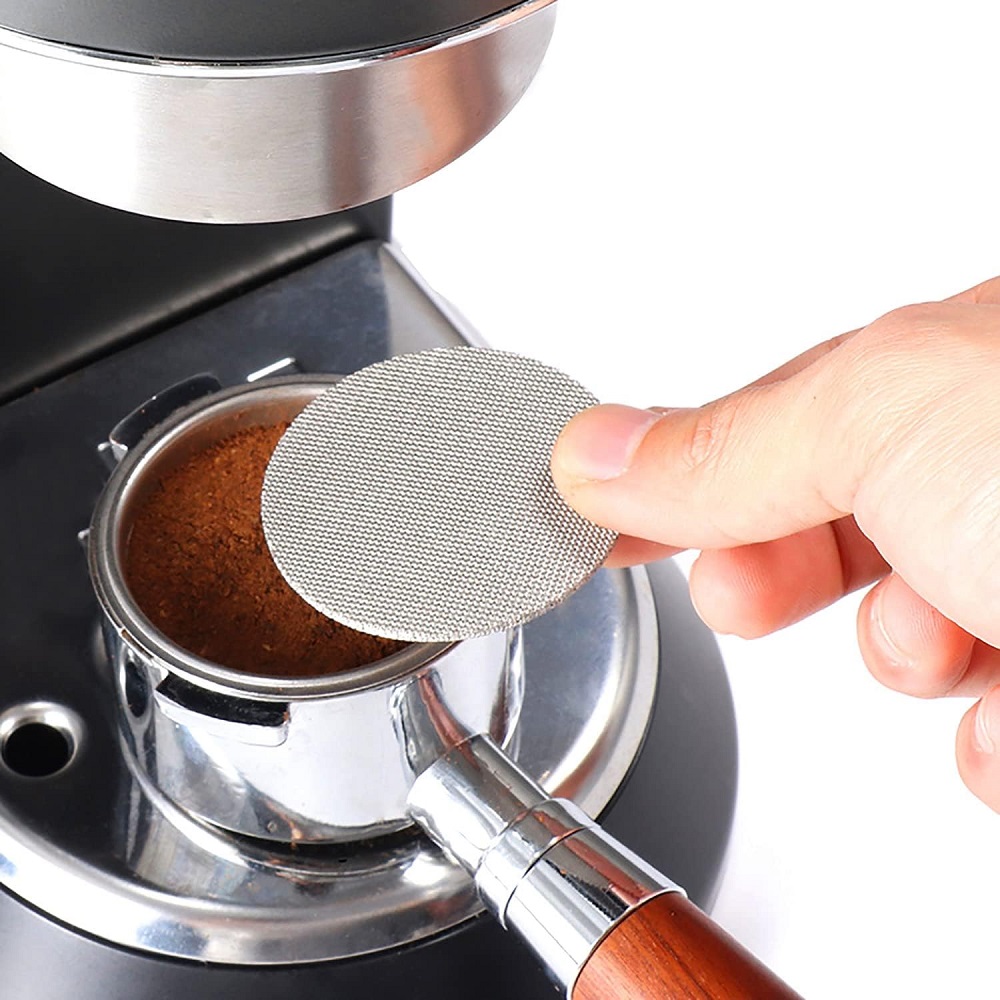 1.7mm Thickness 150μM Reusable Coffee Filter Bottom Mesh Filter for Espresso Holder — product information