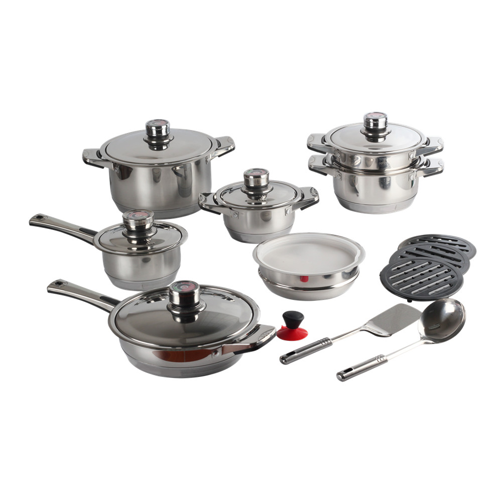 19pcs Stainless Steel Cookware Set — product information