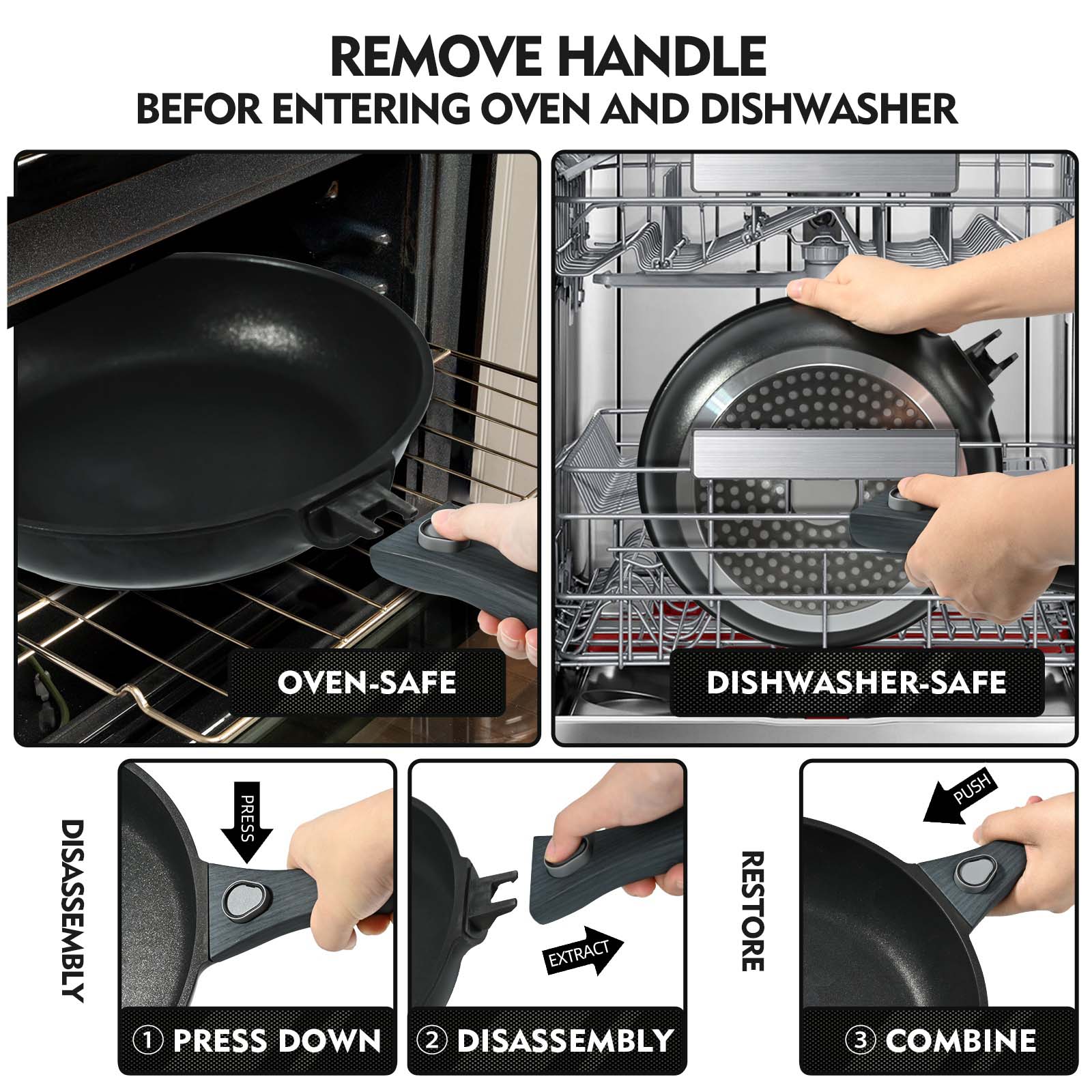 Non-Stick Die-Cast Deep Frying Pan — 6