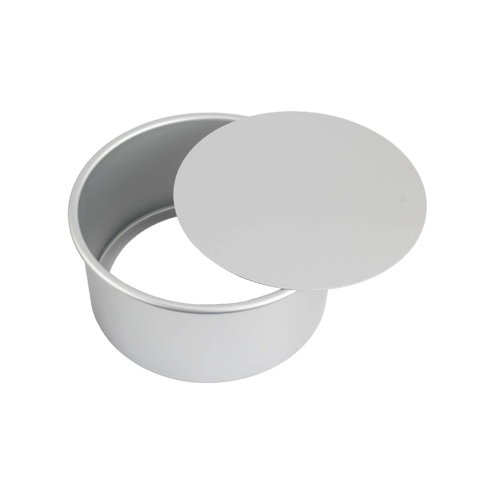 Round Cake Pan Set - 4\" 6\" 8\" Aluminium Cake Pans with Removable Base Round Cake Baking Pans for Wedding Birthday Party — product information