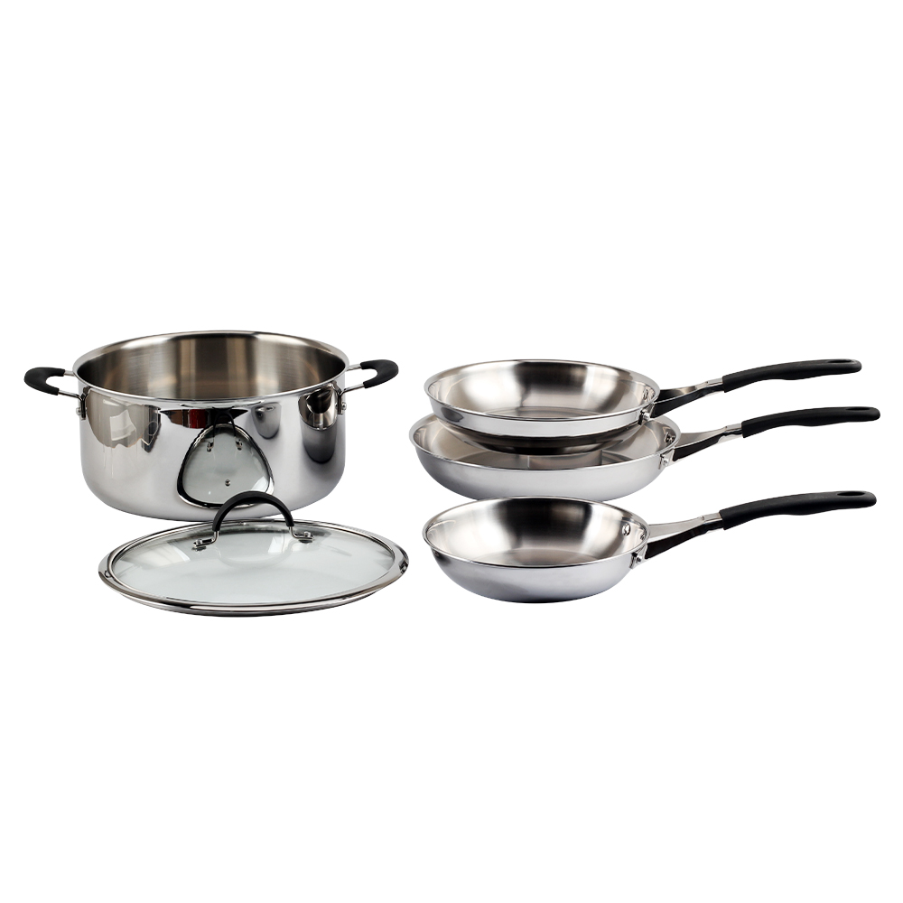 Whole Tri-Ply Stainless Steel Cookware Set — 2