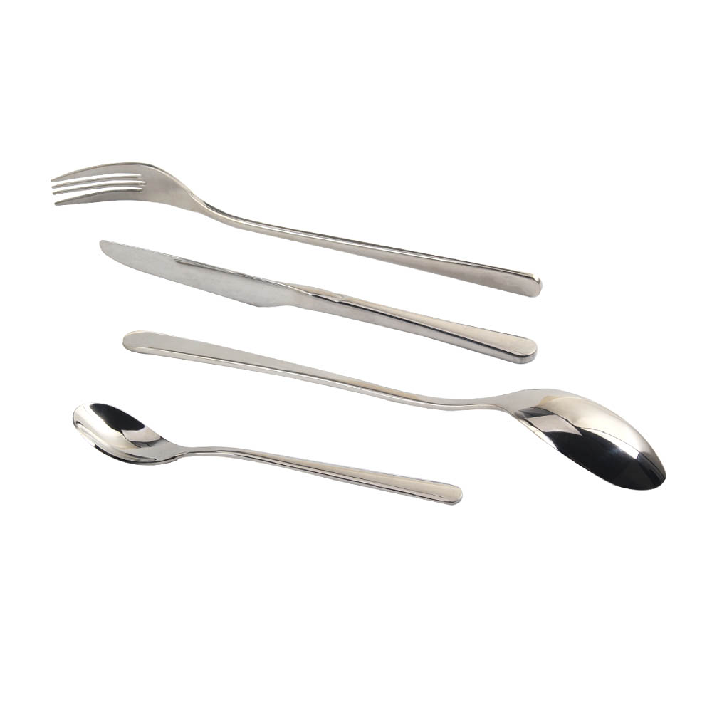 Stainless Steel Silverware Set Include Forks Spoons Knives, Mirror Polished Tableware Set — product information