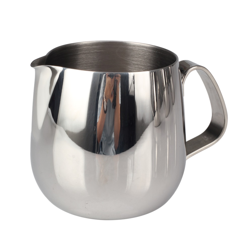 12oz/350ml Milk Frother Cup Stainless Steel Jug — 4