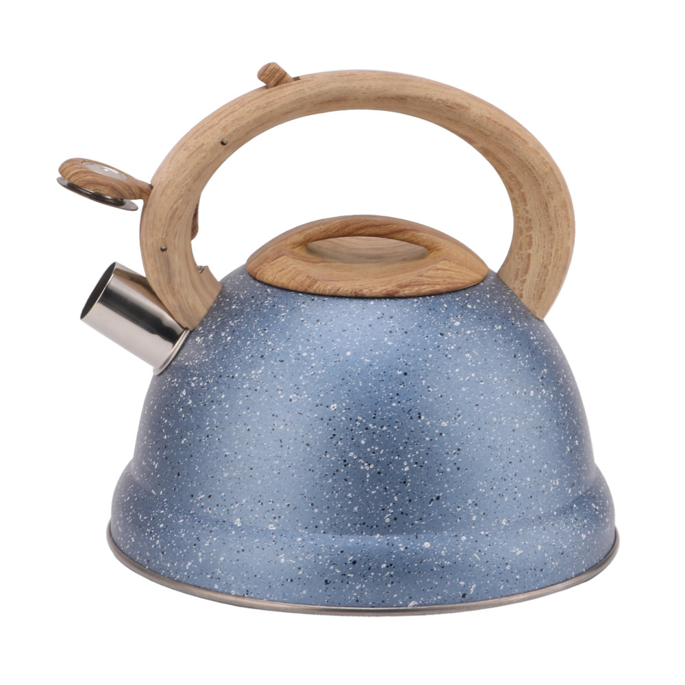 Kettle With Whistle, S/S Whistling Kettle, Wooden Handle — 2