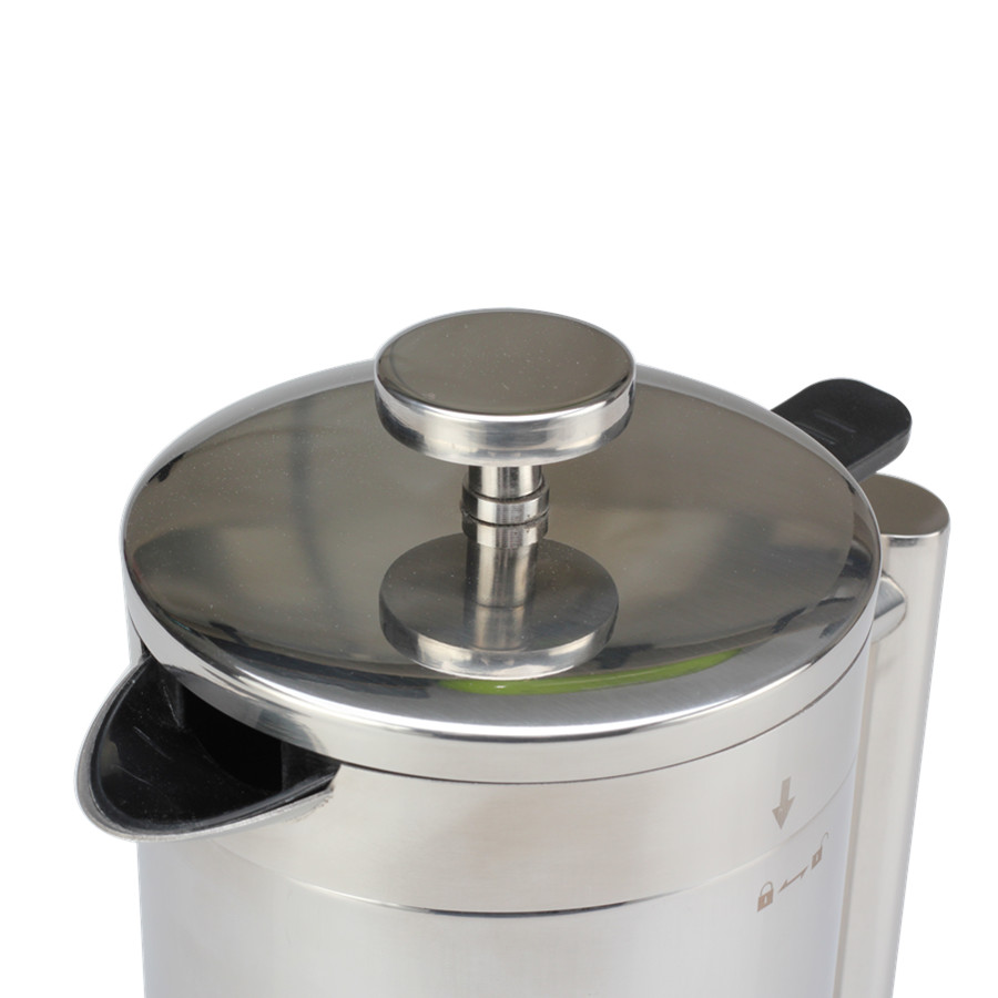 Stainless Steel Manual Coffee Makers for Home Office Or Camping，Silver — 4
